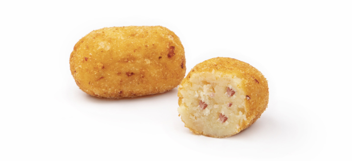 deep frozen prebaked croquettes